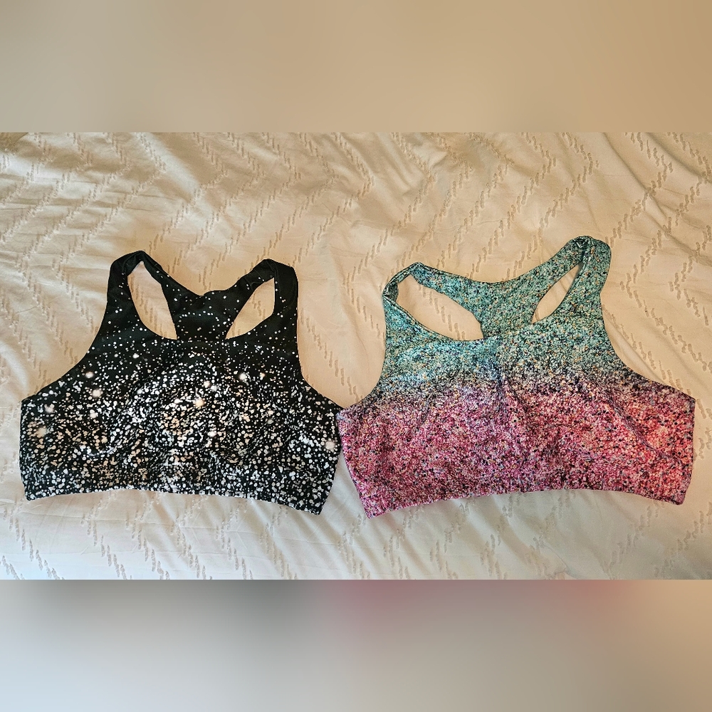 2 Pineapple Sports bras